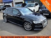 USED 2020 20 AUDI A3 1.5 SPORTBACK TFSI S LINE BLACK EDITION 5d 148 BHP [APPLE CARPLAY | NAV | F/R SENS.]
