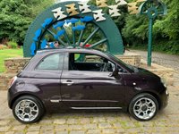 USED 2015 11 FIAT 500 1.2 LOUNGE 3d 69 BHP STUNNING GREAT SPEC 2015 FIAT 500 LOUNGE - 16 INCH UPGRADE ALLOYS - PANORAMIC GLASS ROOF - CHILL-OUT PURPLE PEARL METALLIC - CHROME PACK - &pound;30 PER YEAR ROAD TAX - LOW INSURANCE GROUP - IDEAL 1ST CAR