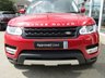 USED 2014 14 LAND ROVER RANGE ROVER SPORT 3.0 SDV6 HSE 5d 288 BHP Finished in FIRENZE RED METALIC with contrasting HEATED MEMORY LEATHER SEATS. This top of the range model is great, comfortable and fun to drive. This car is a good choice if you want a posh car that's brilliant for family life. Features include Tinted Windows, Rear view camera, Heated Memory front and rear Leather Seats, Sat Nav, DAB, Cruise, 22 " Alloys, and much more. Land Rover Dealer serviced at 10912 miles, 21973 miles, 36339 miles, 47320 miles, 59909 miles and at 89064 miles.