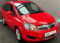 USED 2012 12 VAUXHALL ZAFIRA 1.6 EXCLUSIV 5d 113 BHP 