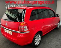 USED 2012 12 VAUXHALL ZAFIRA 1.6 EXCLUSIV 5d 113 BHP 