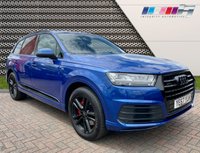 USED 2017 67 AUDI Q7 3.0 TDI QUATTRO S LINE 5d 269 BHP GLOSS BLACK DETAILING THROUGHOUT!