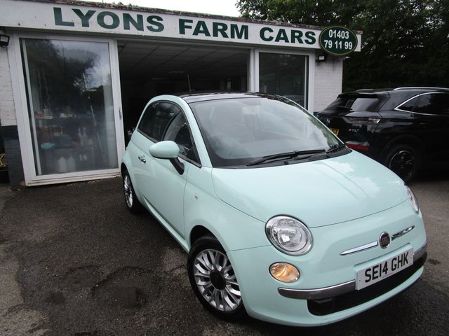 2014 14 Fiat 500 1.2 LOUNGE 3d 69 BHP