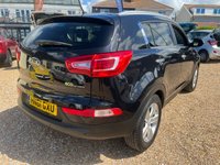 USED 2011 61 KIA SPORTAGE 1.7 CRDI 2 5d 114 BHP Economical - Great Spec and metallic Black