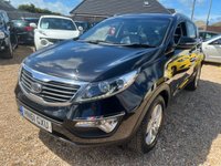 USED 2011 61 KIA SPORTAGE 1.7 CRDI 2 5d 114 BHP Economical - Great Spec and metallic Black
