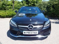 USED 2016 06 MERCEDES-BENZ C-CLASS 2.1 C 250 D AMG LINE PREMIUM 2d 201 BHP STUNNING-RED LEATHER