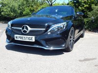 USED 2016 06 MERCEDES-BENZ C-CLASS 2.1 C 250 D AMG LINE PREMIUM 2d 201 BHP STUNNING-RED LEATHER
