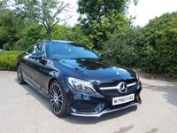 USED 2016 06 MERCEDES-BENZ C-CLASS 2.1 C 250 D AMG LINE PREMIUM 2d 201 BHP STUNNING-RED LEATHER