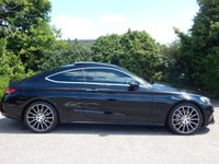 USED 2016 06 MERCEDES-BENZ C-CLASS 2.1 C 250 D AMG LINE PREMIUM 2d 201 BHP STUNNING-RED LEATHER