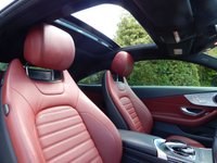 USED 2016 06 MERCEDES-BENZ C-CLASS 2.1 C 250 D AMG LINE PREMIUM 2d 201 BHP STUNNING-RED LEATHER