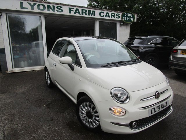 2018 18 Fiat 500 1.2 LOUNGE 3d 69 BHP NEW SHAPE