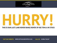 USED 2009 09 LAND ROVER RANGE ROVER SP HSE TDV6 A RANGE ROVER SP HSE 3.0TD V6 Auto 245BHP   www.suffolkcarcentre.co.uk - Located at Ilketshall