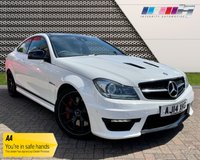 USED 2014 14 MERCEDES-BENZ C-CLASS 6.2 C63 V8 AMG Edition 507 Coupe 2dr Petrol MCT 507 bhp MERCEDES BENZ SERVICE HISTORY