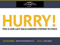 USED 2014 14 DACIA SANDERO STEPWAY 0.9 LAUREATE TCE 5d 90 BHP www.suffolkcarcentre.co.uk - Located at Lowestoft