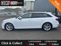 USED 2017 66 AUDI A4 2.0 AVANT TDI S LINE 5d 148 BHP FULL AUDI SERVICE HISTORY + 1 YEAR MOT + JUST HAD FULL SERVICE + GEARBOX SERVICE