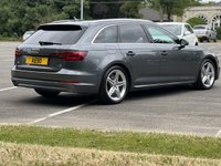 USED 2018 18 AUDI A4 2.0 AVANT TDI QUATTRO S LINE 5d 188 BHP Satellite Navigation 4WD DAB