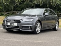 USED 2018 18 AUDI A4 2.0 AVANT TDI QUATTRO S LINE 5d 188 BHP Satellite Navigation 4WD DAB