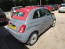 USED 2016 16 FIAT 500C 1.2 LOUNGE 3d 69 BHP CONVERTIBLE NEW SHAPE Low Mileage, Convertible, Main Dealer Service History + Just Serviced, Only &pound;20 Road Tax! MOT until June 2023, Great fuel economy!