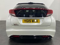USED 2015 15 HONDA CIVIC 1.6 I-DTEC BLACK EDITION 5d 118 BHP Striking Pearlecent Orchid white, Gloss black Alloy wheels