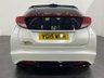 USED 2015 15 HONDA CIVIC 1.6 I-DTEC BLACK EDITION 5d 118 BHP Striking Pearlecent Orchid white, Gloss black Alloy wheels