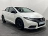 USED 2015 15 HONDA CIVIC 1.6 I-DTEC BLACK EDITION 5d 118 BHP Striking Pearlecent Orchid white, Gloss black Alloy wheels