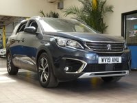 USED 2019 19 PEUGEOT 5008 1.6 PURETECH S/S ALLURE 5d 179 BHP 7 SEATS SAT NAV PART LEATHER