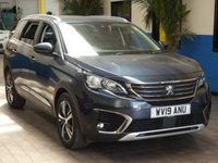 USED 2019 19 PEUGEOT 5008 1.6 PURETECH S/S ALLURE 5d 179 BHP 7 SEATS SAT NAV PART LEATHER