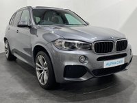 USED 2017 67 BMW X5 3.0 XDRIVE30D M SPORT 5d 255 BHP Super Low Mileage 24463 Striking space grey / Dakato leather Mocha / Black  Panoramice glass slide roof