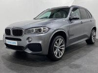 USED 2017 67 BMW X5 3.0 XDRIVE30D M SPORT 5d 255 BHP Super Low Mileage 24463 Striking space grey / Dakato leather Mocha / Black  Panoramice glass slide roof