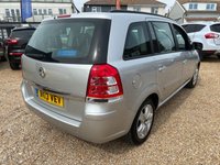 USED 2013 13 VAUXHALL ZAFIRA 1.6 EXCLUSIV 5d 113 BHP 7 Seater with Full Service History