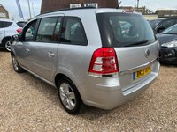 USED 2013 13 VAUXHALL ZAFIRA 1.6 EXCLUSIV 5d 113 BHP 7 Seater with Full Service History