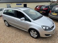 USED 2013 13 VAUXHALL ZAFIRA 1.6 EXCLUSIV 5d 113 BHP 7 Seater with Full Service History