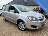 USED 2013 13 VAUXHALL ZAFIRA 1.6 EXCLUSIV 5d 113 BHP 7 Seater with Full Service History