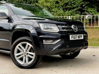 USED 2017 17 VOLKSWAGEN AMAROK 3.0 DC V6 TDI HIGHLINE 4MOTION 4d 222 BHP NO VAT ** SAT NAV+REVERSING CAMERA