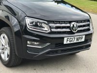 USED 2017 17 VOLKSWAGEN AMAROK 3.0 DC V6 TDI HIGHLINE 4MOTION 4d 222 BHP NO VAT ** SAT NAV+REVERSING CAMERA