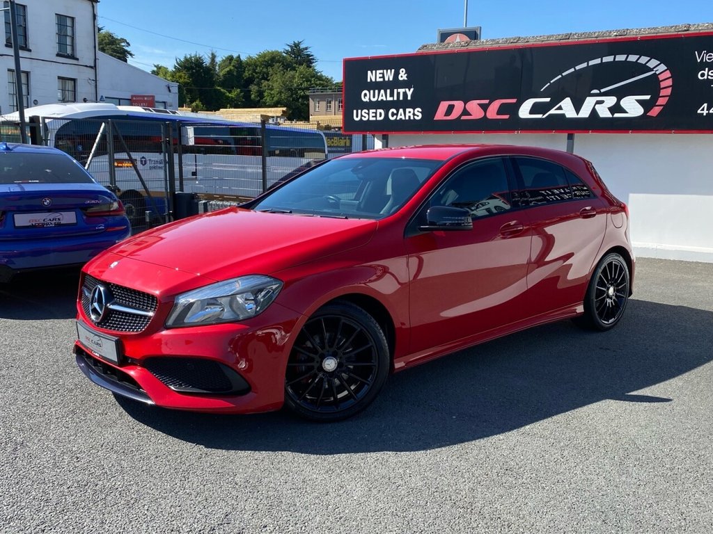 USED 2017 MERCEDES-BENZ A-CLASS 1.5 A 180 D AMG LINE 5d 107 BHP ALLOYS REFURBISHED GLOSS BLACK