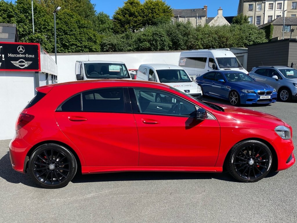 USED 2017 MERCEDES-BENZ A-CLASS 1.5 A 180 D AMG LINE 5d 107 BHP ALLOYS REFURBISHED GLOSS BLACK