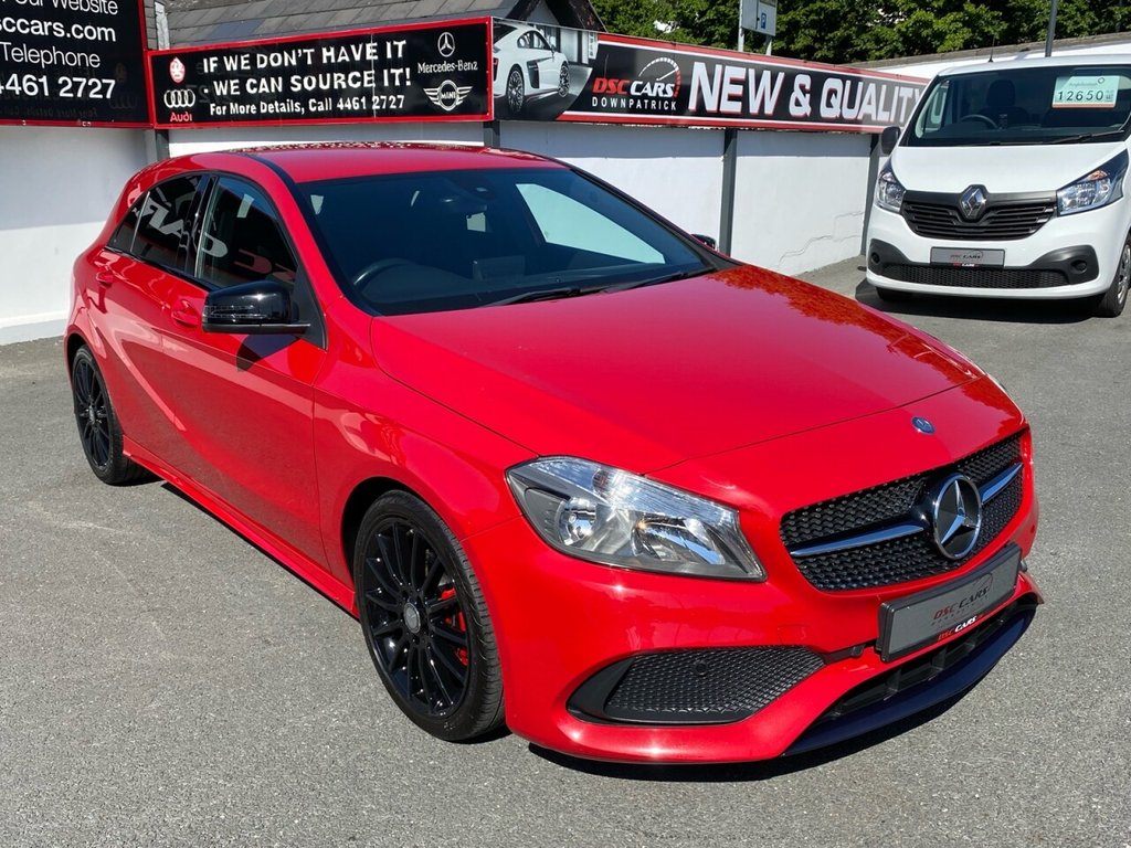 USED 2017 MERCEDES-BENZ A-CLASS 1.5 A 180 D AMG LINE 5d 107 BHP ALLOYS REFURBISHED GLOSS BLACK