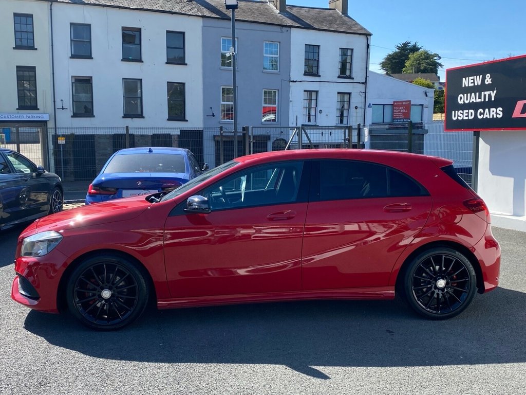 USED 2017 MERCEDES-BENZ A-CLASS 1.5 A 180 D AMG LINE 5d 107 BHP ALLOYS REFURBISHED GLOSS BLACK