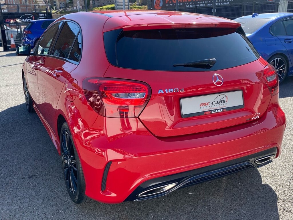 USED 2017 MERCEDES-BENZ A-CLASS 1.5 A 180 D AMG LINE 5d 107 BHP ALLOYS REFURBISHED GLOSS BLACK