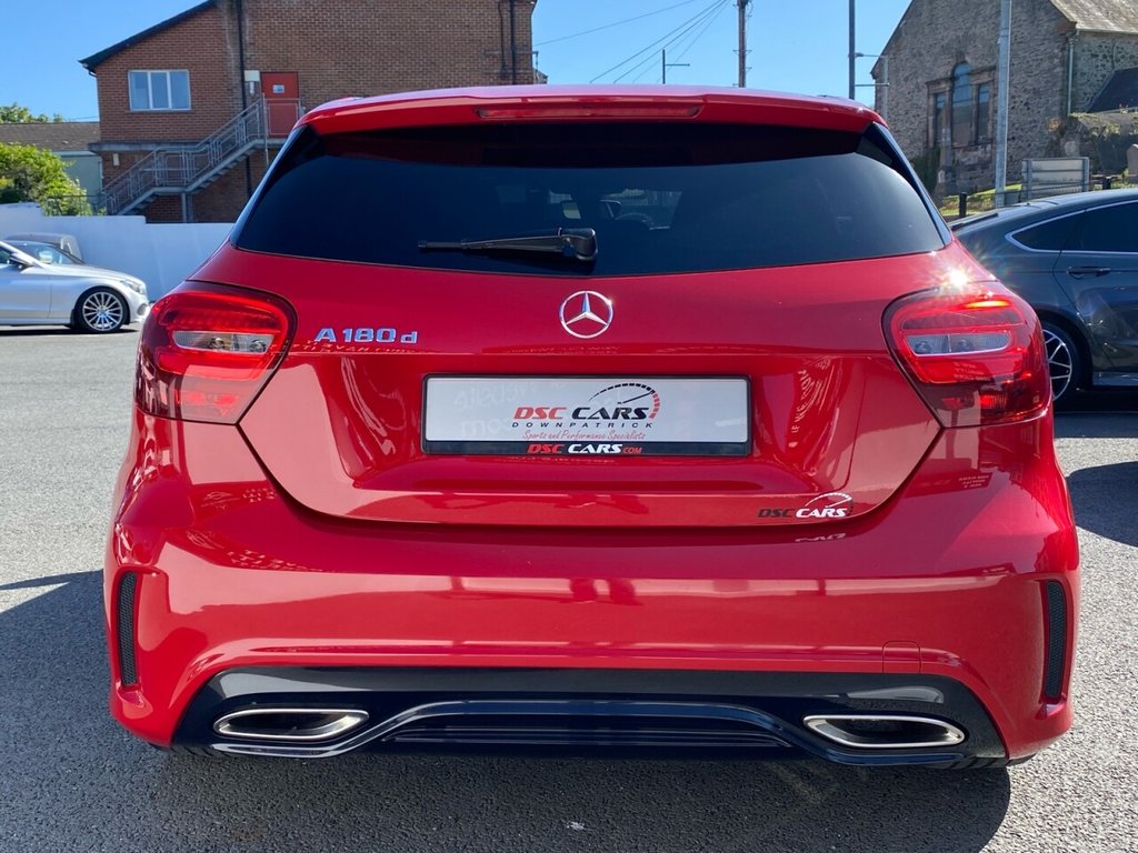 USED 2017 MERCEDES-BENZ A-CLASS 1.5 A 180 D AMG LINE 5d 107 BHP ALLOYS REFURBISHED GLOSS BLACK