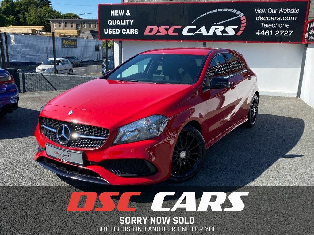 USED 2017 MERCEDES-BENZ A-CLASS 1.5 A 180 D AMG LINE 5d 107 BHP ALLOYS REFURBISHED GLOSS BLACK