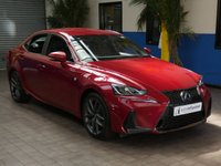 USED 2019 19 LEXUS IS 2.5 300H F SPORT 4d 179 BHP MASSIVE SPEC SAT NAV LEATHER HEATED/VENTILATED ELECTRIC SEATS REAR CAMERA