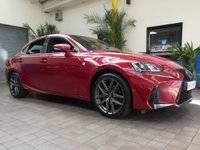 USED 2019 19 LEXUS IS 2.5 300H F SPORT 4d 179 BHP MASSIVE SPEC SAT NAV LEATHER HEATED/VENTILATED ELECTRIC SEATS REAR CAMERA