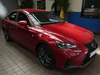 USED 2019 19 LEXUS IS 2.5 300H F SPORT 4d 179 BHP MASSIVE SPEC SAT NAV LEATHER HEATED/VENTILATED ELECTRIC SEATS REAR CAMERA