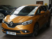 USED 2017 17 RENAULT SCENIC 1.5 DYNAMIQUE NAV DCI 5d 109 BHP &pound;0 ROAD TAX SAT NAV PART LEATHER INTERIOR