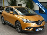 USED 2017 17 RENAULT SCENIC 1.5 DYNAMIQUE NAV DCI 5d 109 BHP &pound;0 ROAD TAX SAT NAV PART LEATHER INTERIOR