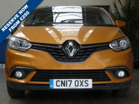 USED 2017 17 RENAULT SCENIC 1.5 DYNAMIQUE NAV DCI 5d 109 BHP &pound;0 ROAD TAX SAT NAV PART LEATHER INTERIOR
