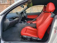 USED 2015 65 BMW 2 SERIES 2.0 220D M SPORT 2d 188 BHP PEARL WHITE | RED LEATHER | FULL HISTORY