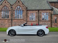 USED 2015 65 BMW 2 SERIES 2.0 220D M SPORT 2d 188 BHP PEARL WHITE | RED LEATHER | FULL HISTORY